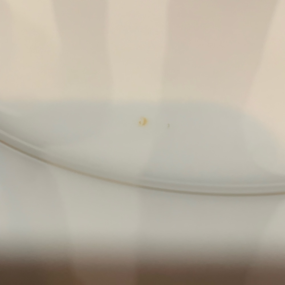 Vintage 1950s Noritake Bone White Ivory China Dessert Plates Gold Rim Set of 6 - Picture 7 of 11